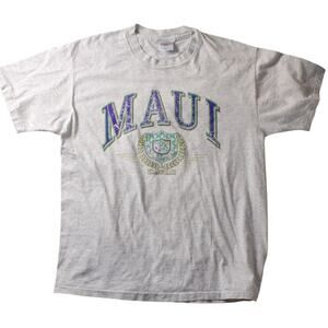90s Maui Hawaii Hanes heavyweight single stitch tee